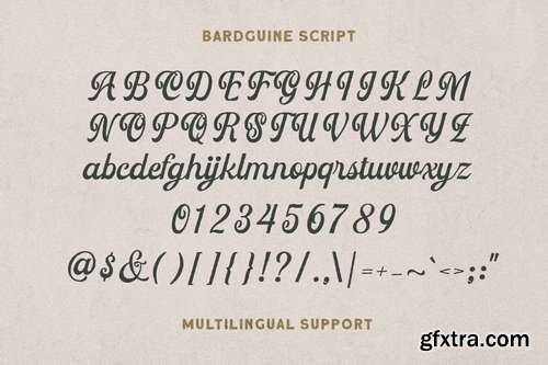 CreativeMarket - Bardguine Font Duo