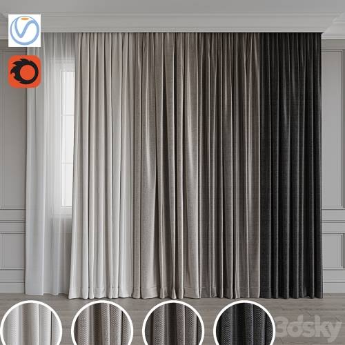 '3dsky Pro - Set of curtains 105'