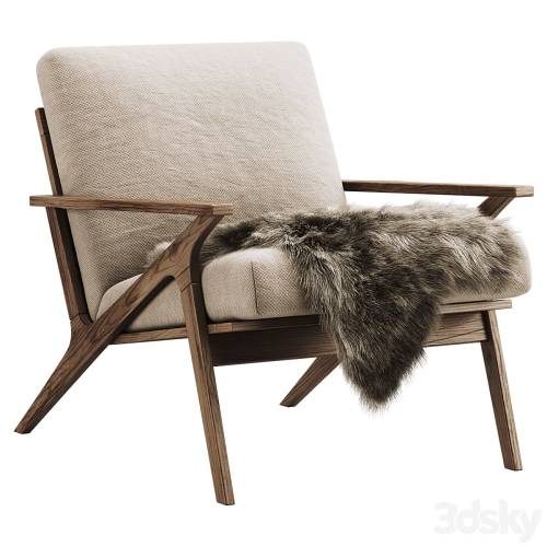 '3dsky Pro - Cavett Wood Frame Chair'