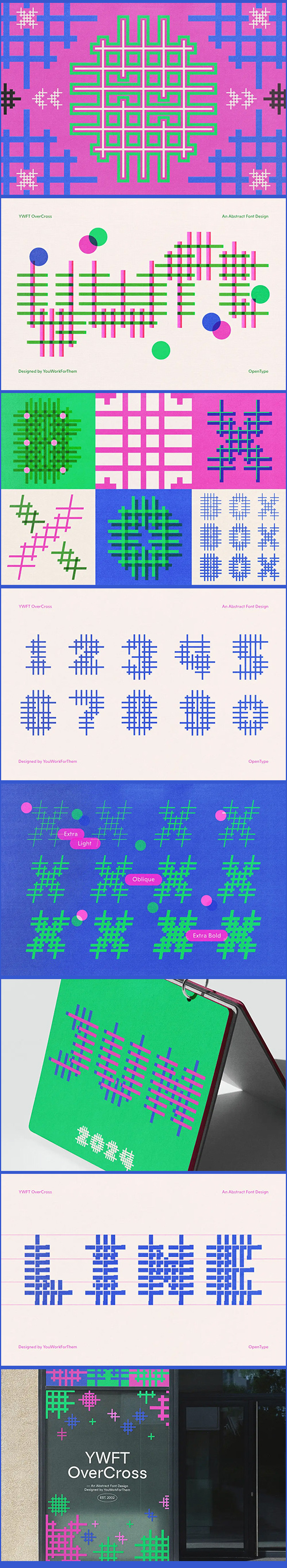 OverCross Font Family 12xOTF YWFT OverCross Font Family 12xOTF YWFT