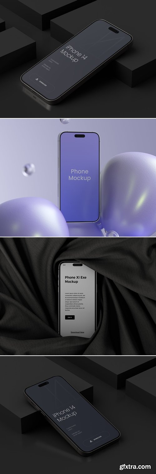 11 iPhone 14 Pro Mockups
