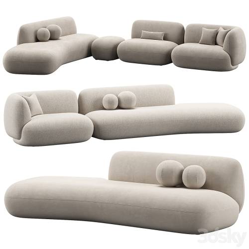 '3dsky Pro - Jade Sofa 2 by Potocco' '3dsky Pro - Jade Sofa 2 by Potocco'