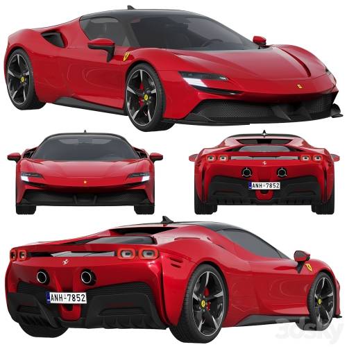 '3dsky Pro - Ferrari SF90 Stradale' '3dsky Pro - Ferrari SF90 Stradale'