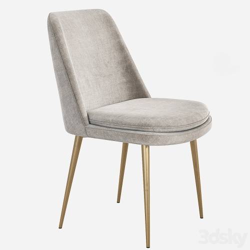 '3dsky Pro - West Elm Finley Upholstered Dining Chair' '3dsky Pro - West Elm Finley Upholstered Dining Chair'