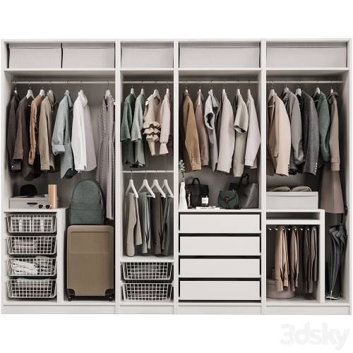 '3dsky Pro - Wardrobe with decor clothes' '3dsky Pro - Wardrobe with decor clothes'