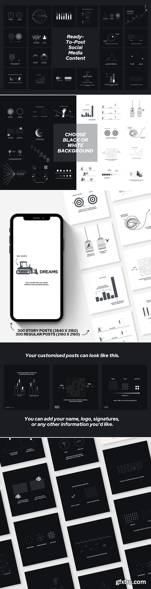 Gumroad - 300+ Success &amp; Wisdom Visuals - Ready-to-Post Social Media Content