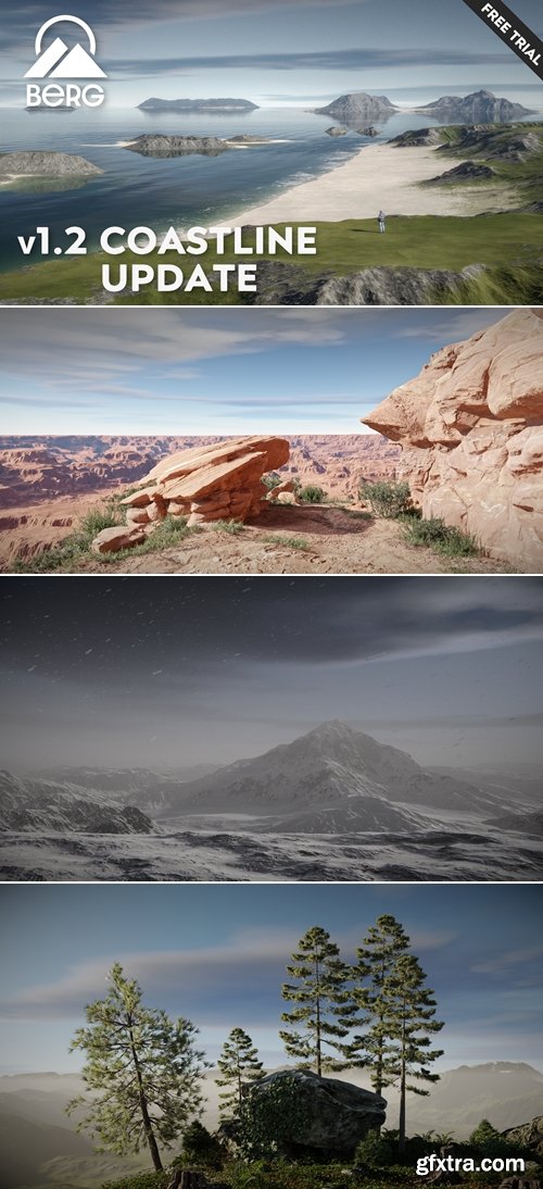 SuperhiveMarket - BERG [mountain|terrain|landscape asset-library] v1.2