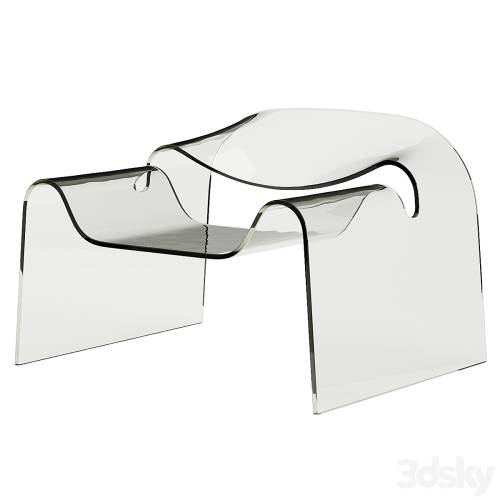 '3dsky Pro - Ghost Chair by Cini Boeri'