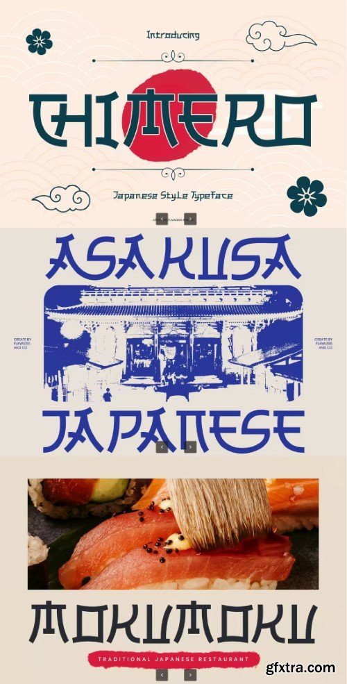 Japanese Chimero Font