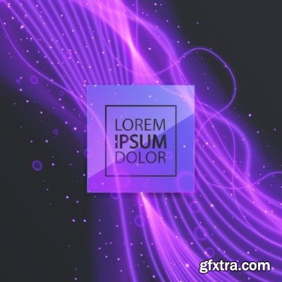 Fractal Geometric Abstract Decorative Lines Background 23xEPS