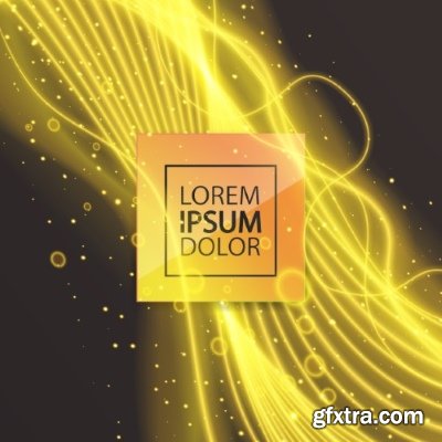 Fractal Geometric Abstract Decorative Lines Background 23xEPS