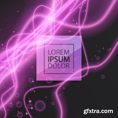 Fractal Geometric Abstract Decorative Lines Background 23xEPS