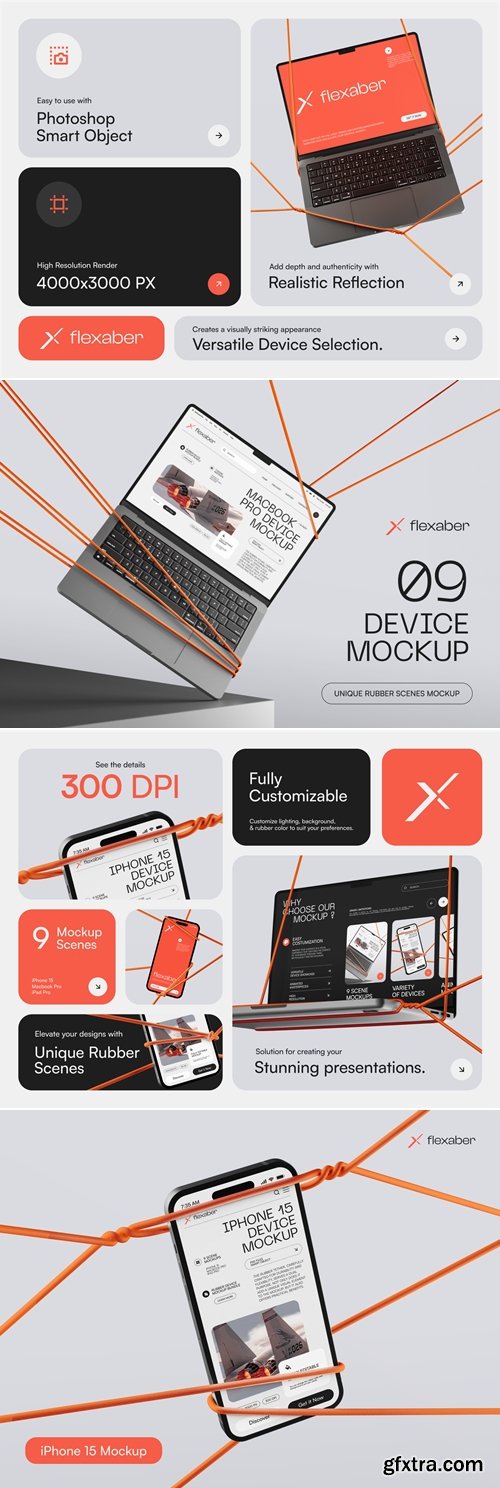 Flexaber - Device Mockup Bundle