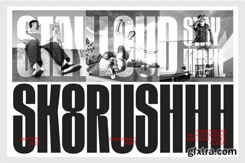 CreativeMarket - Condenso Condensed Font