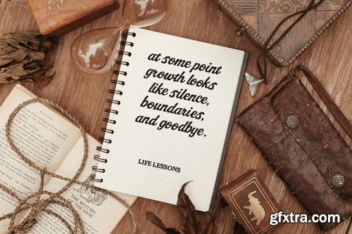 CreativeMarket - Sundown Gazette Vintage Display