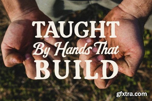 CreativeMarket - Sundown Gazette Vintage Display