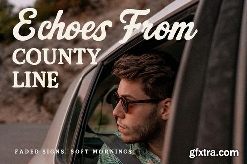 CreativeMarket - Sundown Gazette Vintage Display