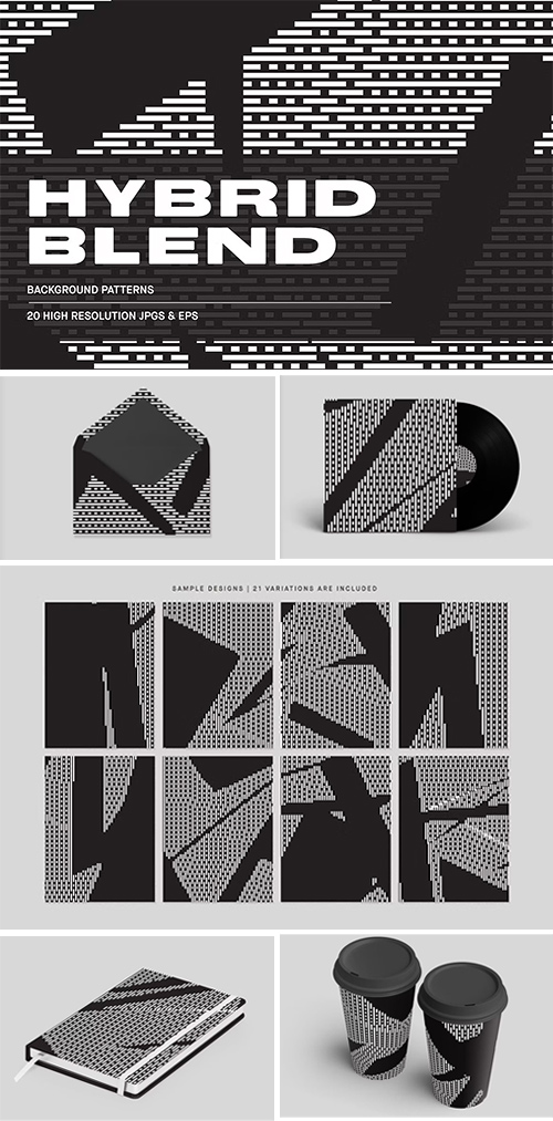 Hybrid Blend - Abstract Background Patterns 20xEPS 2632789