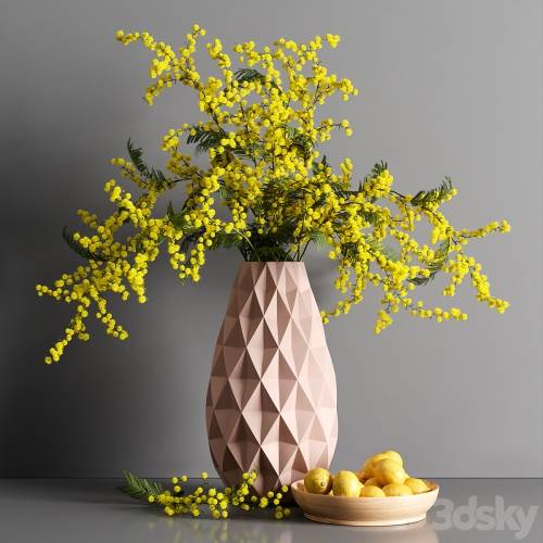 '3dsky Pro - Decorative Mimosa Lemon'