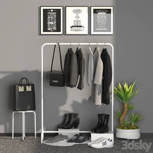 '3dsky Pro - coat rack'
