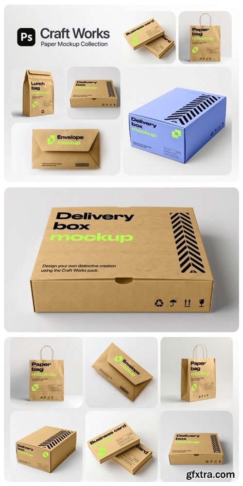 Craft Works - Paper Mockup Collection
