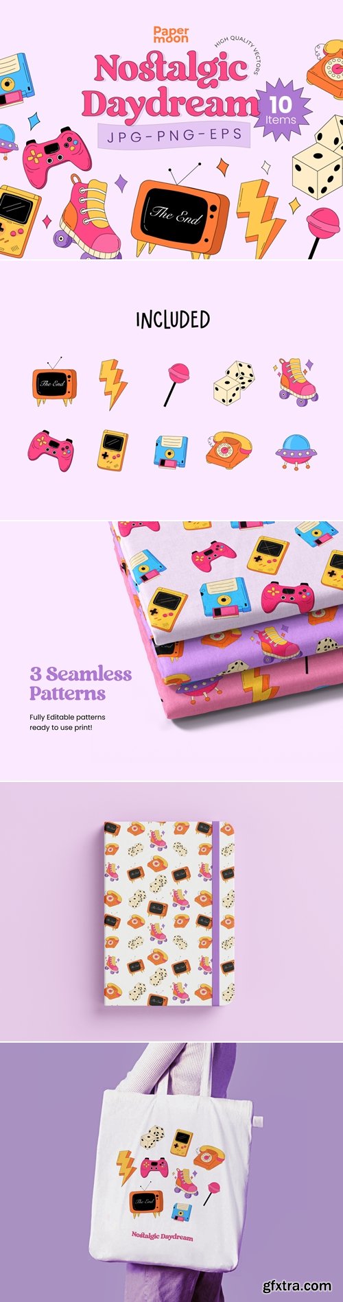 Nostalgic Retro Illustrations