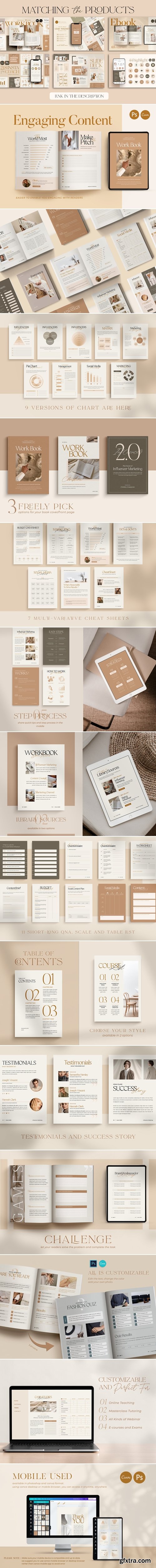 CreativeMarket - SALE WorkBook Creator Coach CANVA 5222868