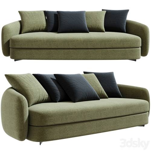 '3dsky Pro - Saint-Germain Sofa by Poliform'