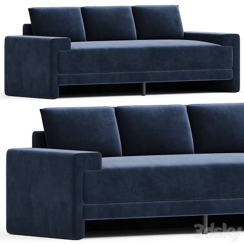'3dsky Pro - CAMDEN INK BLUE VELVET SOFA' '3dsky Pro - CAMDEN INK BLUE VELVET SOFA'