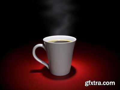 Delicious Tea & Coffee with Steam in a Mug 25xJPG