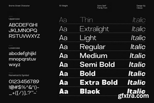 CreativeMarket - Brome Street Family Condensed Font