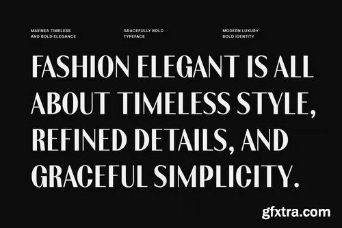 Mavinea Luxury Bold Font