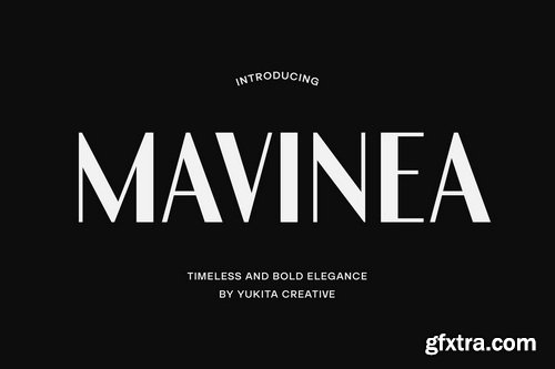 Mavinea Luxury Bold Font
