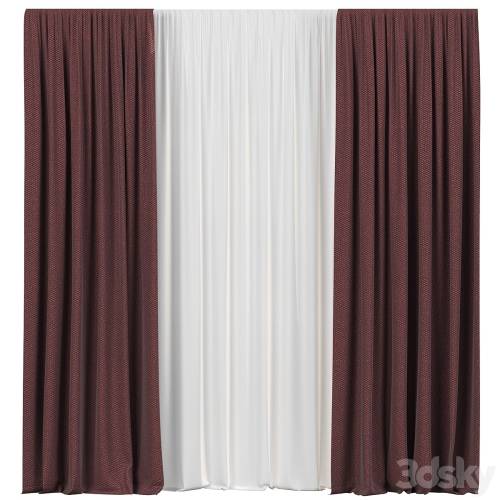 '3dsky Pro - Curtains with tulle' '3dsky Pro - Curtains with tulle'
