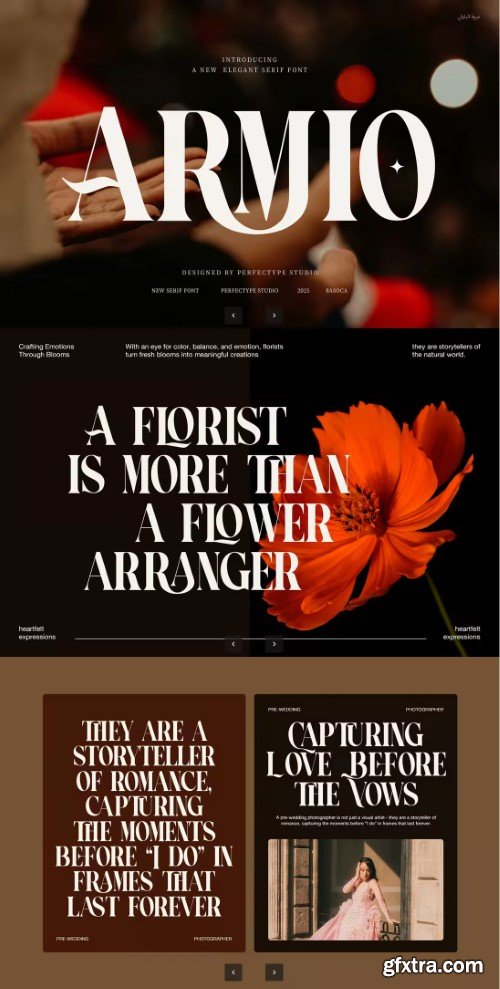 Armio Elegant Serif Font Armio Elegant Serif Font