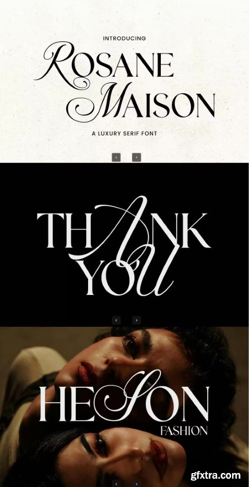 Rosane Maison Luxury Serif Font Rosane Maison Luxury Serif Font