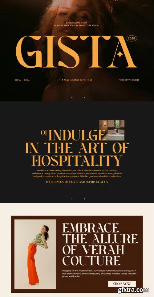 Creativemarket - Gista Elegant Serif Font