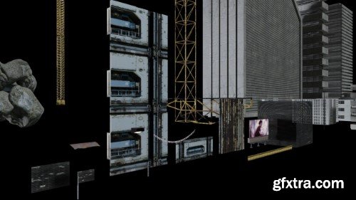 New And Old Buildings Blender Asset Library