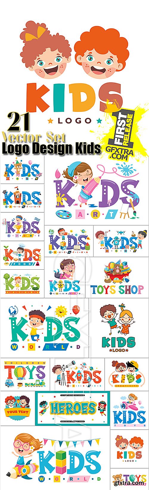 21 Logo Design For Kids Art