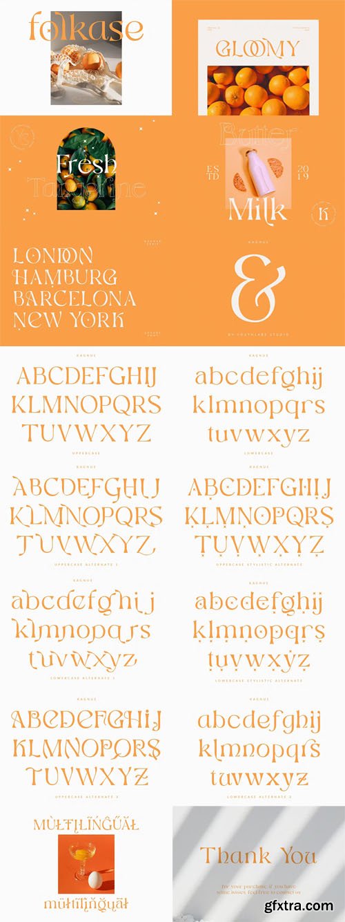 Kagnue - Luxury Classy Serif Font