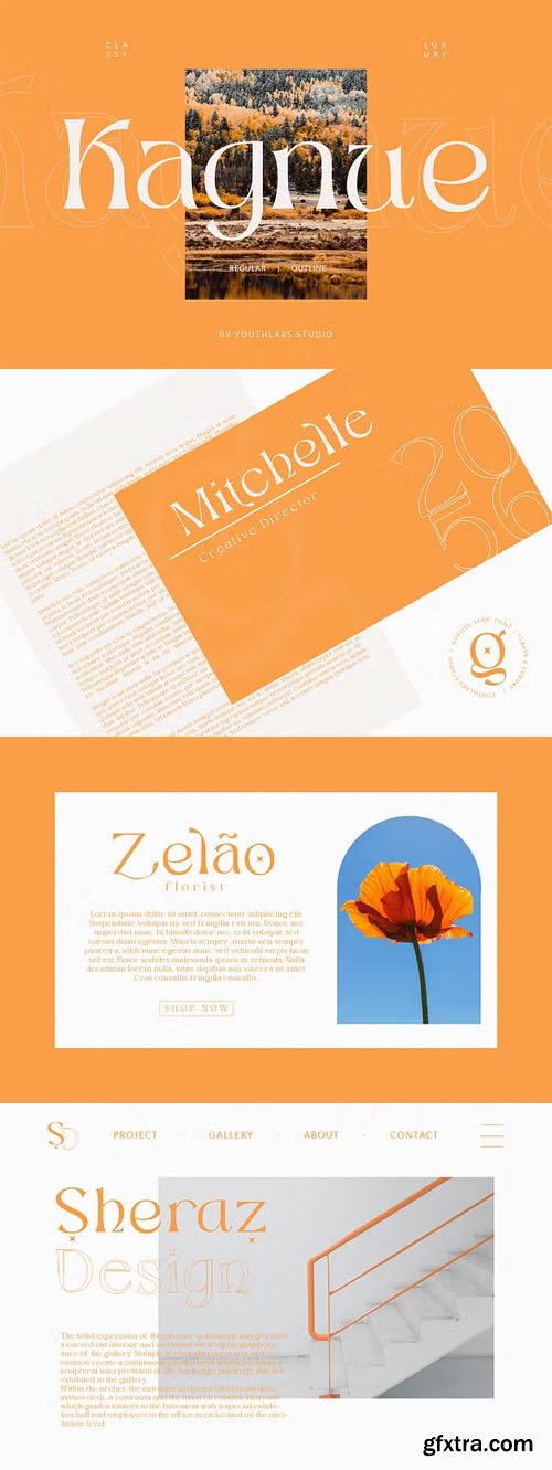 Kagnue - Luxury Classy Serif Font