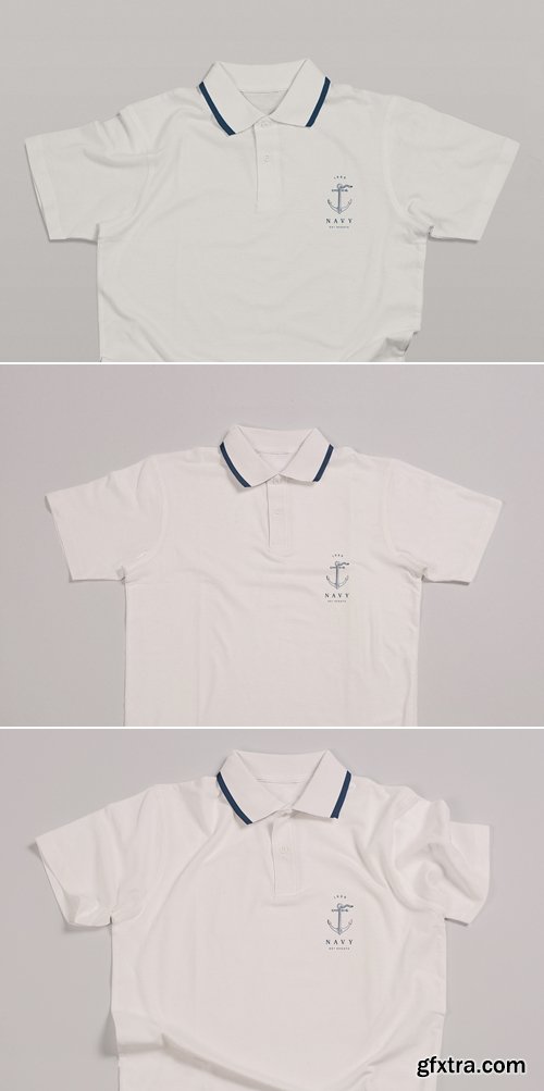 CreativeMarket - Polo T-Shirt Mockup Kit Vol 1 291030196