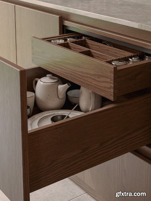 Kitchen Room Interior Scene 06