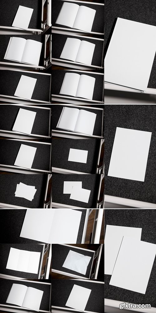 CreativeMarket - Magazines, books and paper bundle 284752764