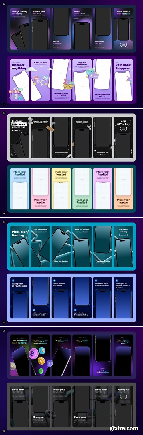 App Store Preview Screenshot Templates