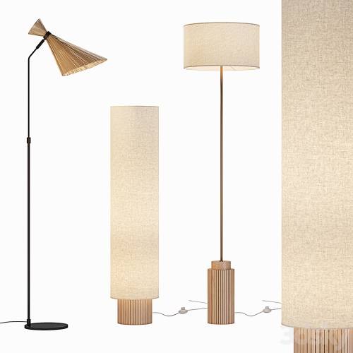 '3dsky Pro - Floor lamps La Redoute set 2' '3dsky Pro - Floor lamps La Redoute set 2'