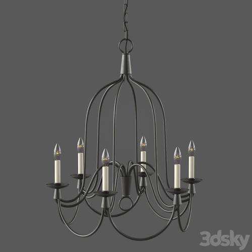 '3dsky Pro - Pottery Barn - Armonk Chandelier' '3dsky Pro - Pottery Barn - Armonk Chandelier'