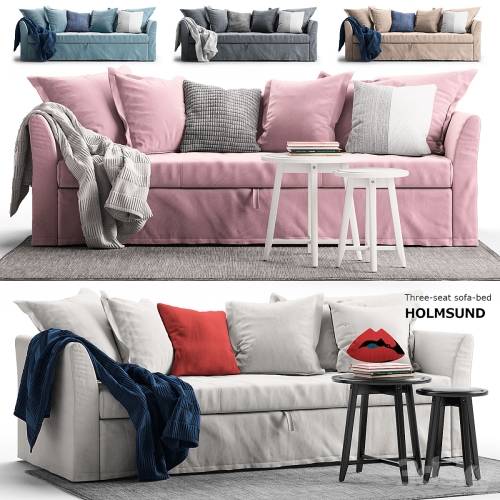 '3dsky Pro - Three-seat sofa-bed HOLMSUND Ikea / HOLMASUND Ikea' '3dsky Pro - Three-seat sofa-bed HOLMSUND Ikea / HOLMASUND Ikea'