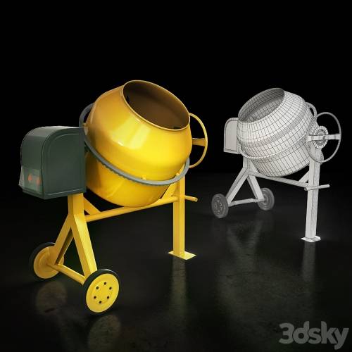 '3dsky Pro - concrete mixer' '3dsky Pro - concrete mixer'
