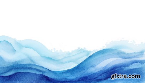 Watercolor Summer Backgrounds in Vectors 25xEPS